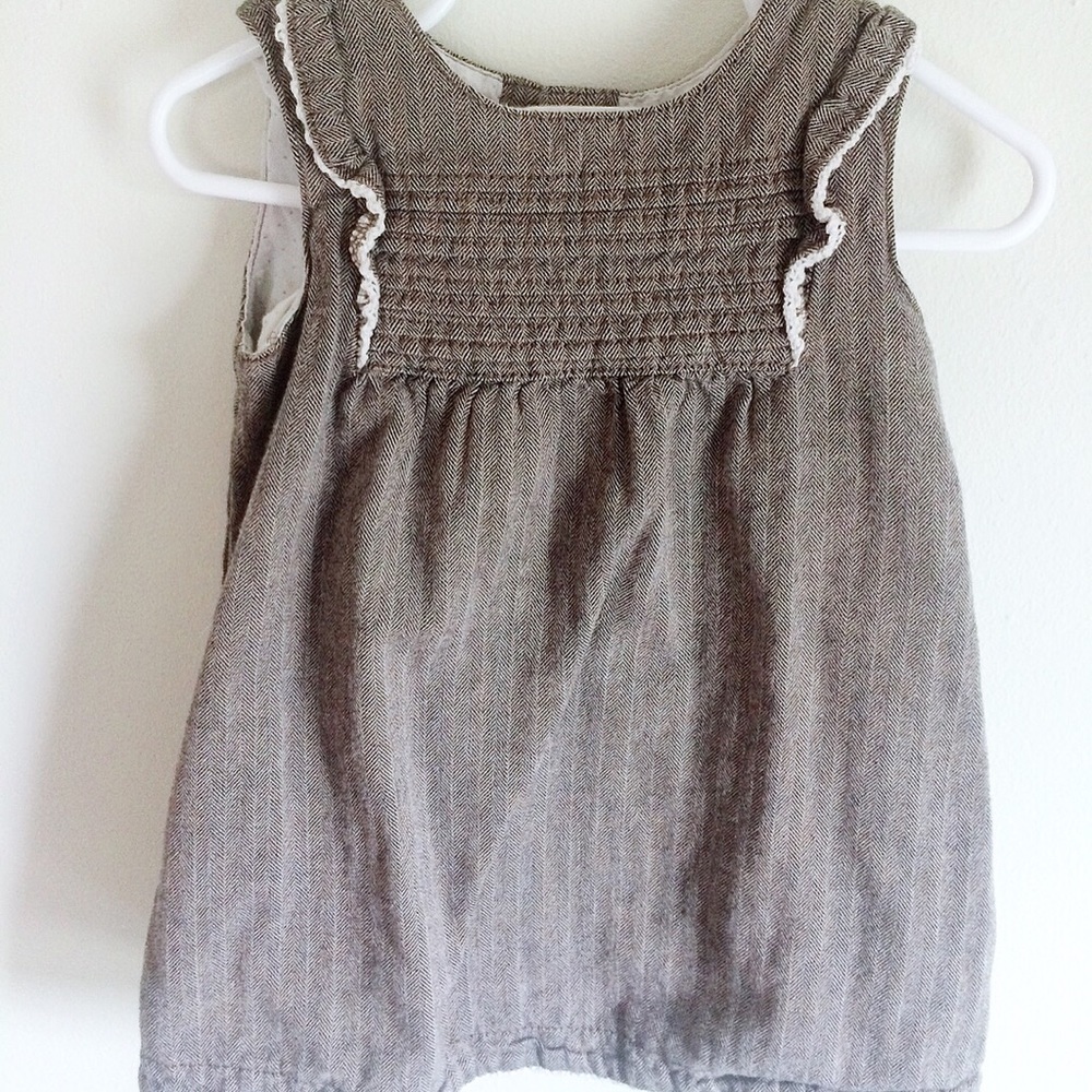 H&M Brown Infant Dress-Size 6-9 Months